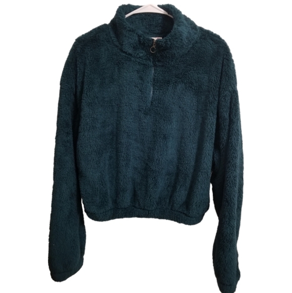 NWT So Perfectly Soft Sherpa 1/4 Zip Pullover Women's Size Large - Picture 3 of 7